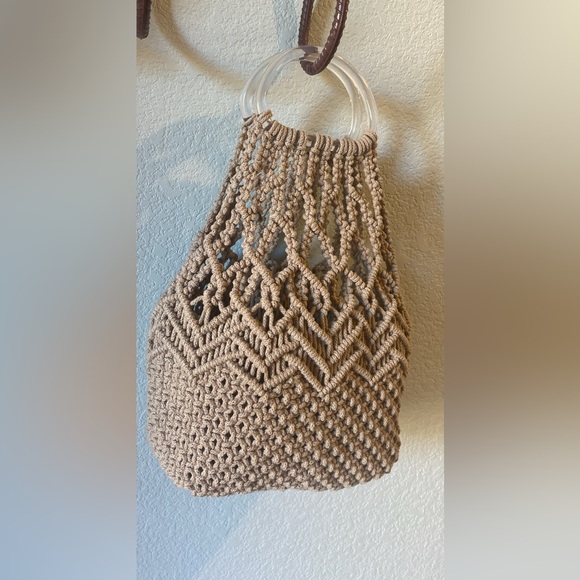 Handmade macrame bag - Picture 2 of 2